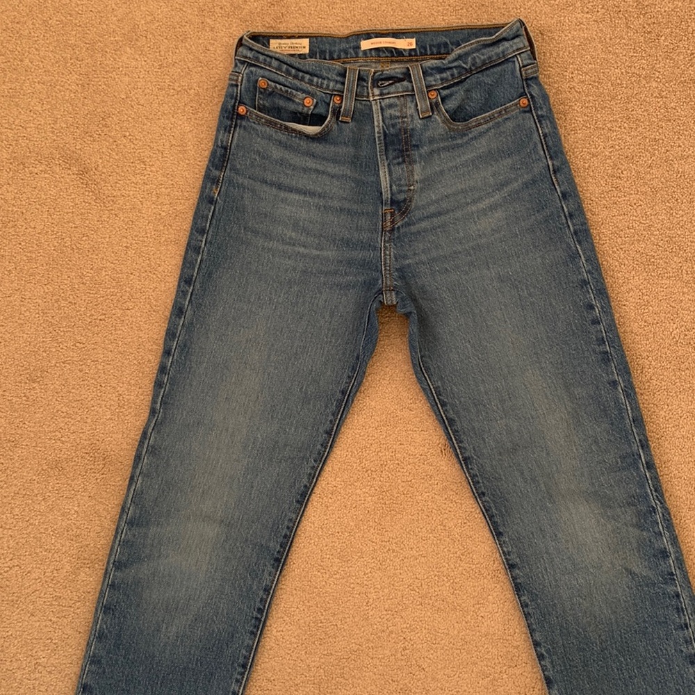 High rise wedgie straight Levi’s